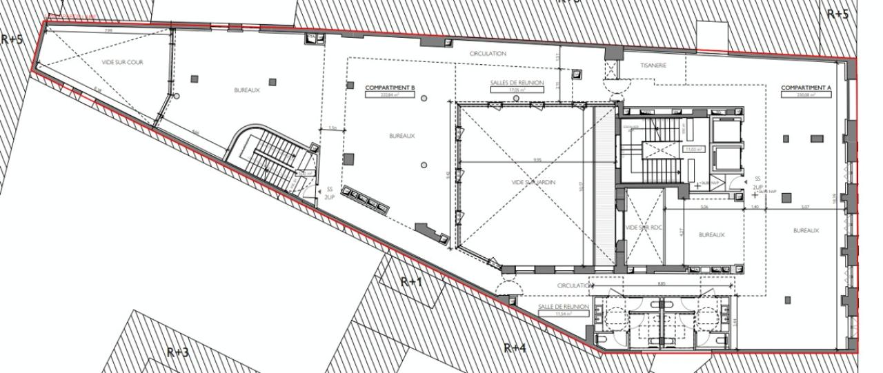 Bureau Paris 2602m² Location bureau Paris OLBUR2205002 17
